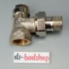 Heizkörperverschraubung abstellbar Eck